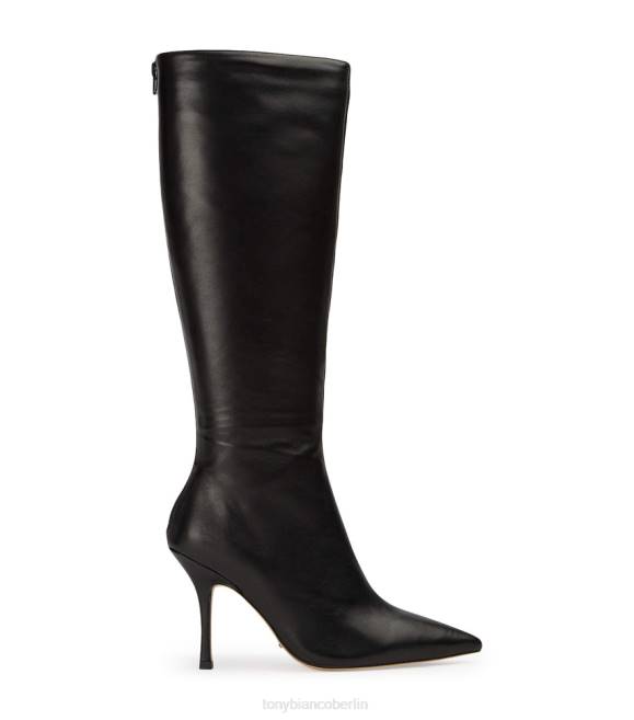 kniehohe Stiefel| de Tony Bianco Frauen Kalbslederstiefel von Kortez schwarzes Venedig 4624441